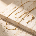 Lundholm Mette gouden ketting detail