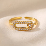 Lundholm Nella fidget spinner ring detail beweegbaar element