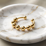 Lundholm Nova ring goud premium stainless steel