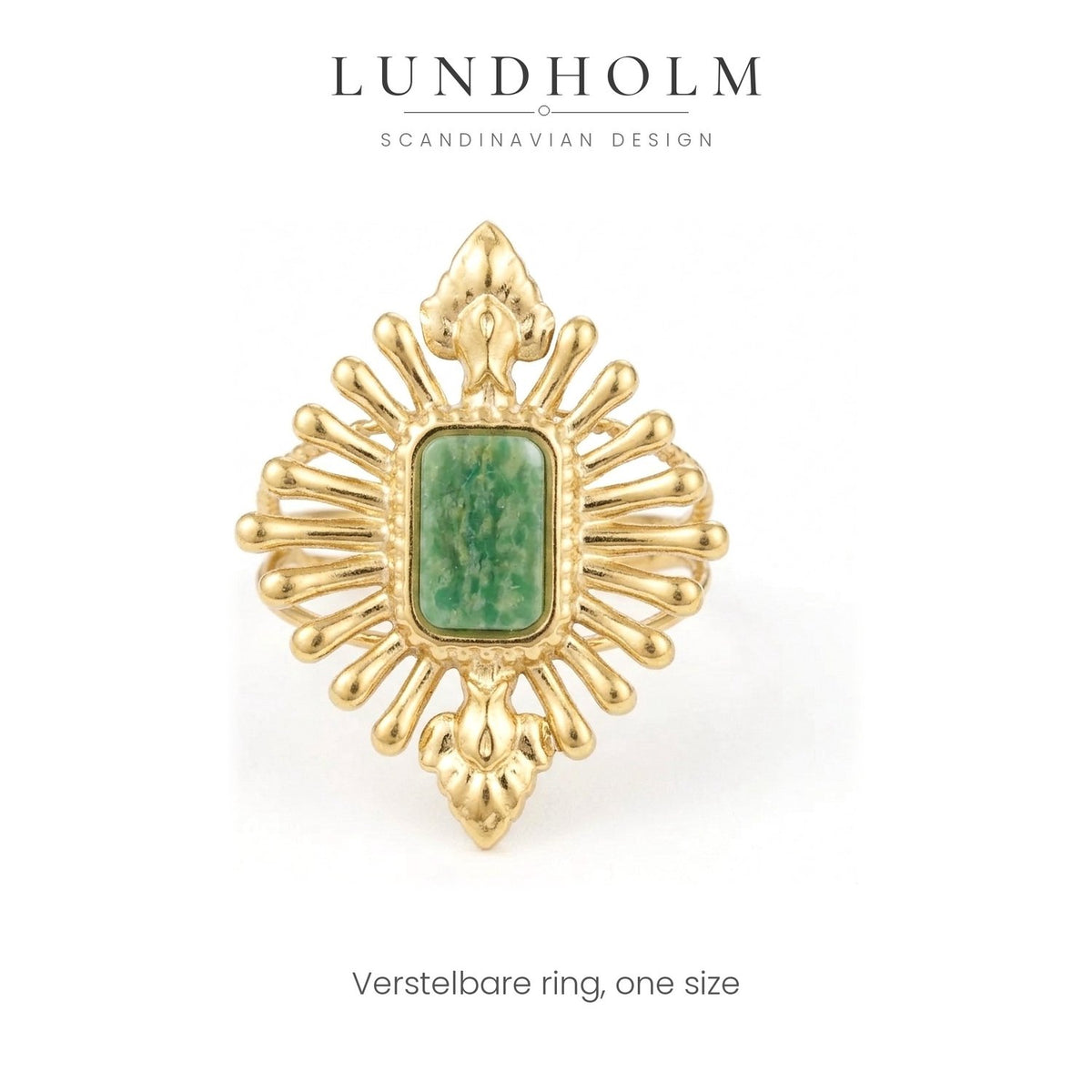 Lundholm Octavia verstelbare vintage ring
