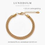 Lundholm Oda armband lengte 16 cm + 5,5 cm