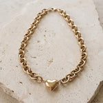 Lundholm Pernille schakelketting goudkleurig