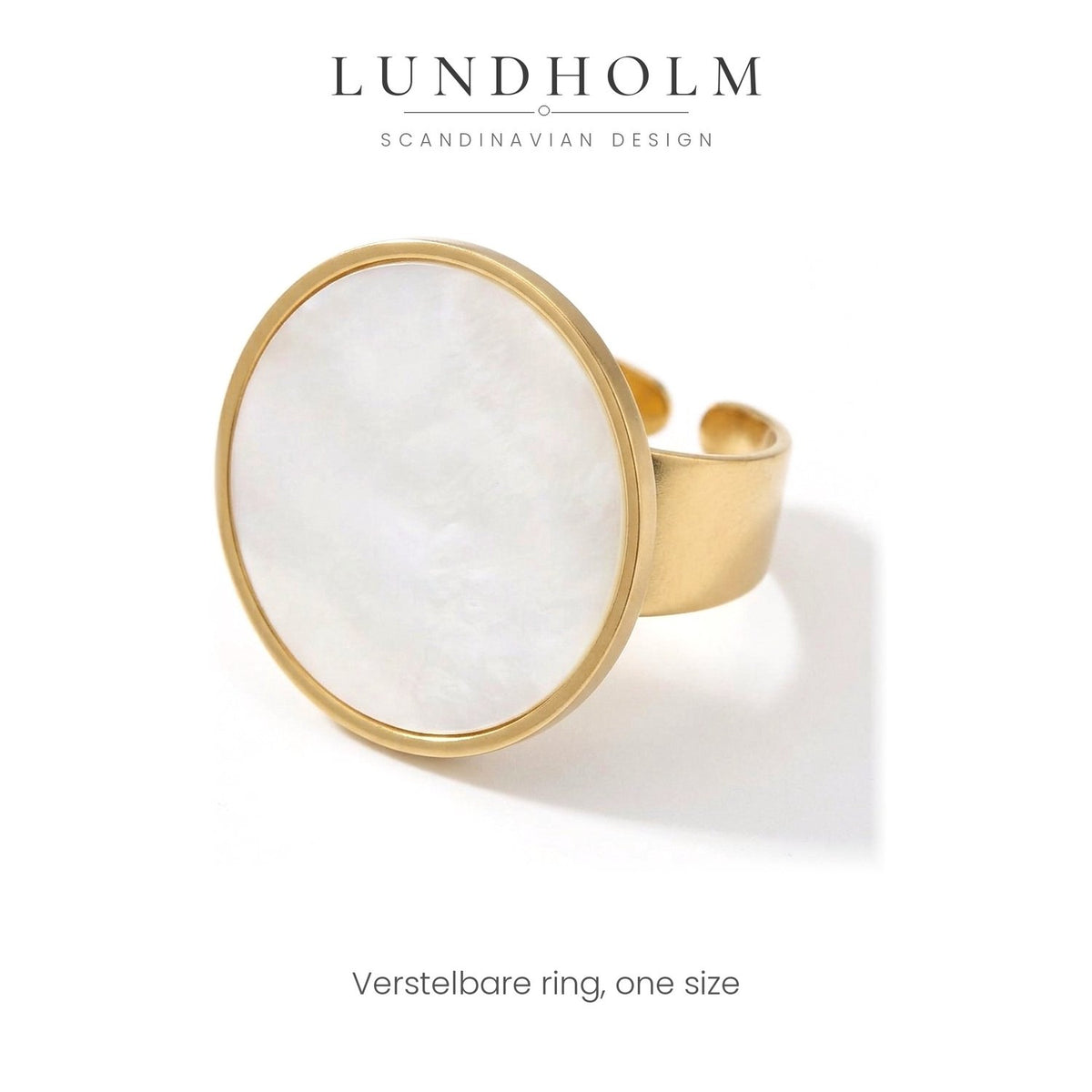 Lundholm Philippa gouden statement ring