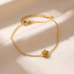 Lundholm Roos gouden schakelarmband
