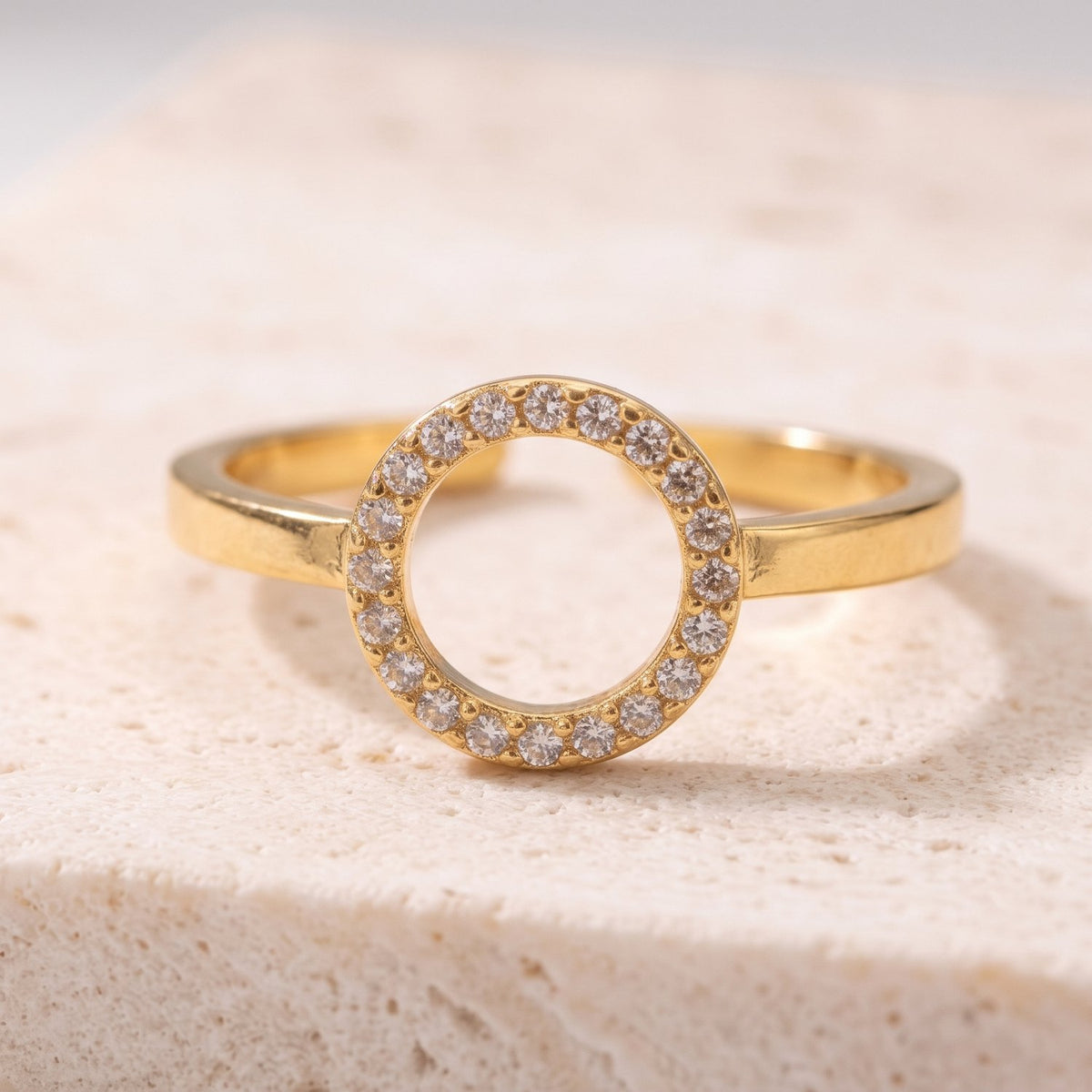 Lundholm Sloane gouden verstelbare ring
