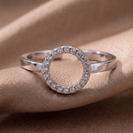 Lundholm Sloane zilveren verstelbare ring