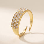 Lundholm Stella ring met steentjes