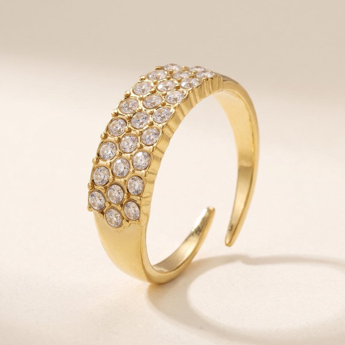Lundholm Stella ring met steentjes