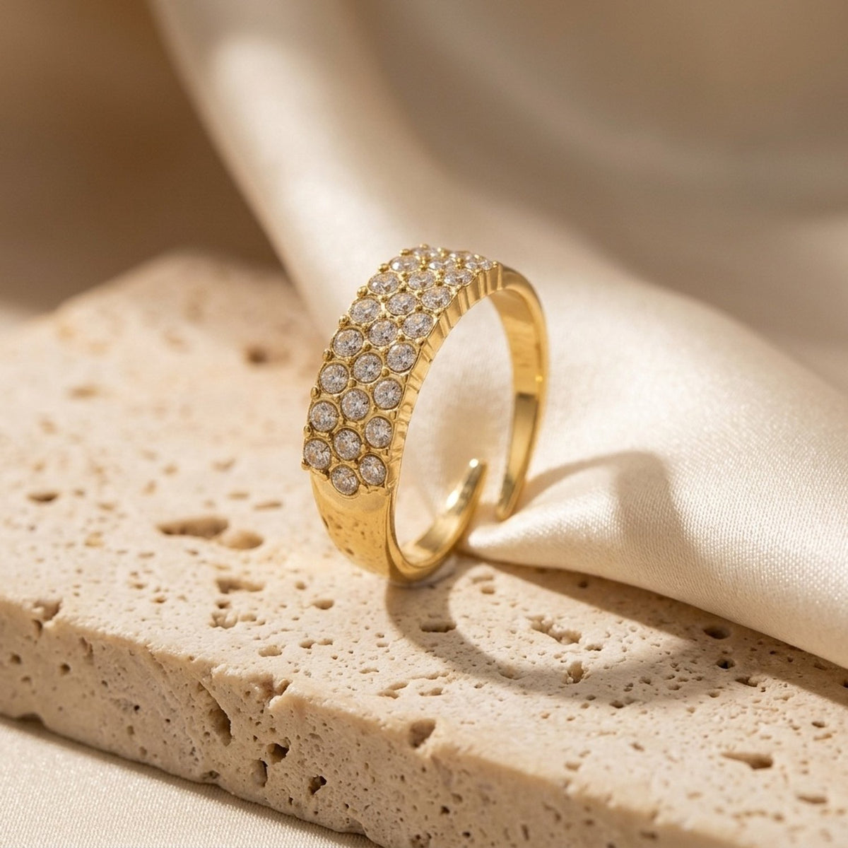 Lundholm Stella statement ring goud
