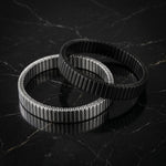 Lundholm Sven heren armband zilver elastisch one size