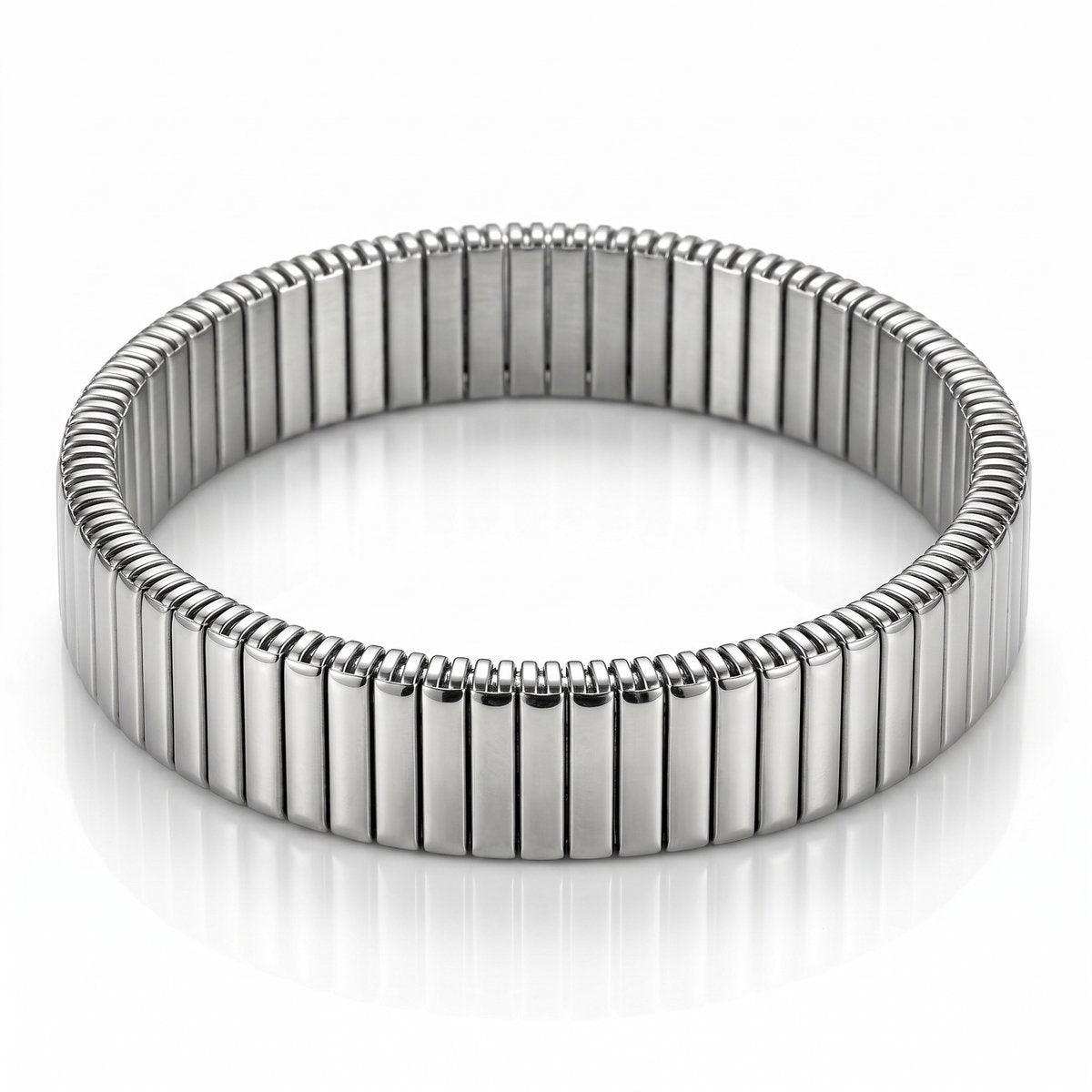 Lundholm Sven heren armband zilver stainless steel schakelarmband