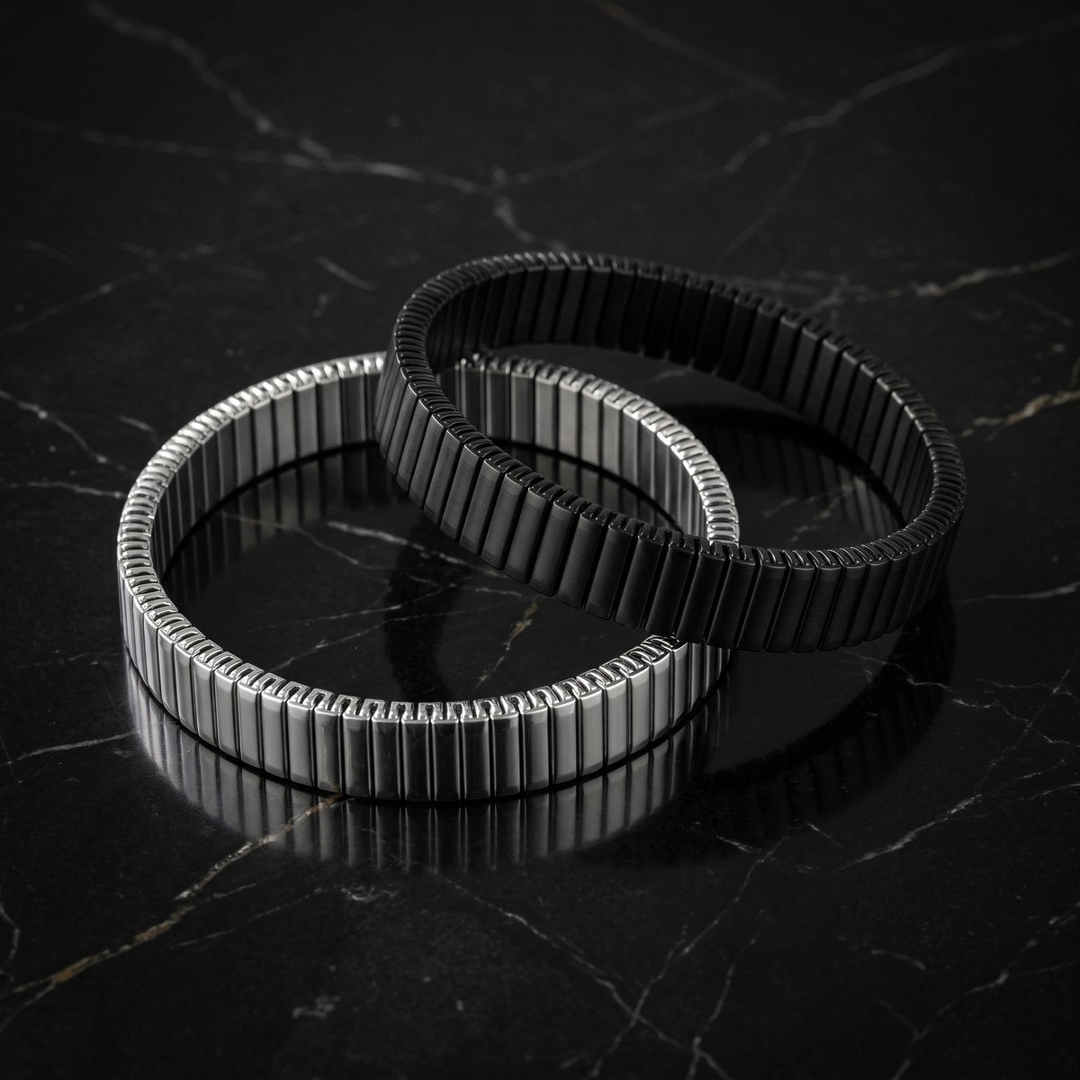 Lundholm Sven armband heren zwart scandinavisch design