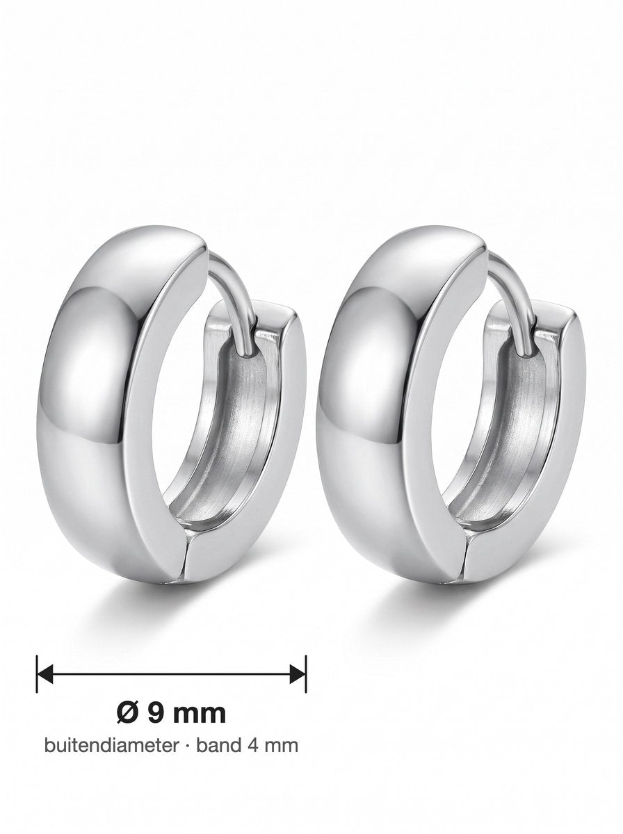 Lundholm Thor zilveren chunky hoops heren