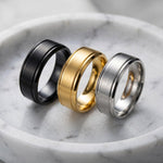 Lundholm Torsten heren ring zilver gedragen - Scandinavisch design statement