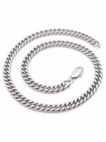 Lundholm Viggo cuban link ketting heren 6 mm titanium staal