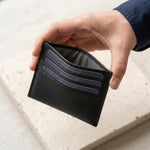 Lundholm Visby zwarte creditcardhouder voor 6 pasjes