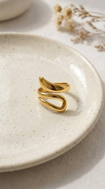 Lundholm Yinthe sculpturale gouden ring
