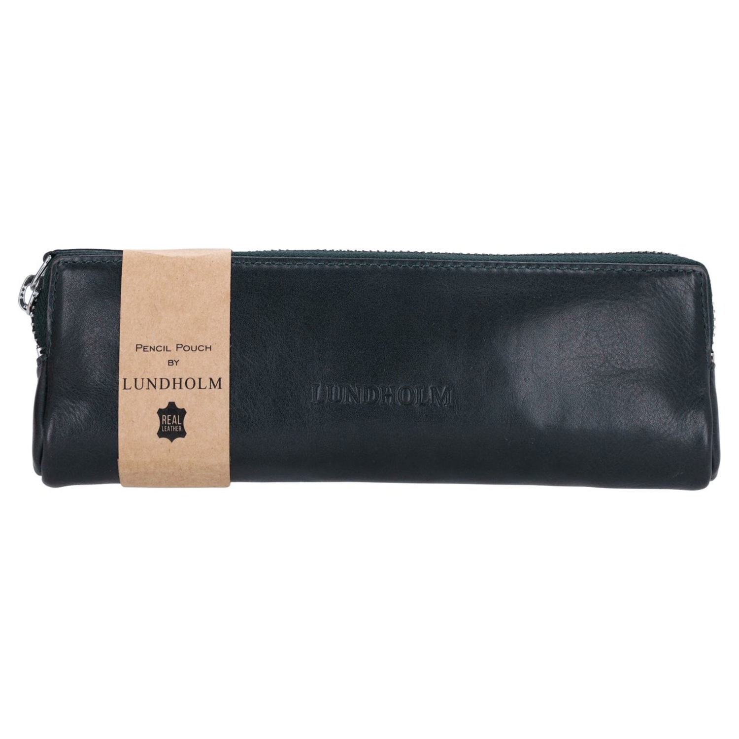 Lundholm leren etui pennenetui leer donkerblauw - pennenzak volwassenen deluxe - cadeau voor vrouw - vrouwen cadeautjes | Scandinavisch design - Lundholm Arvika serie etuis