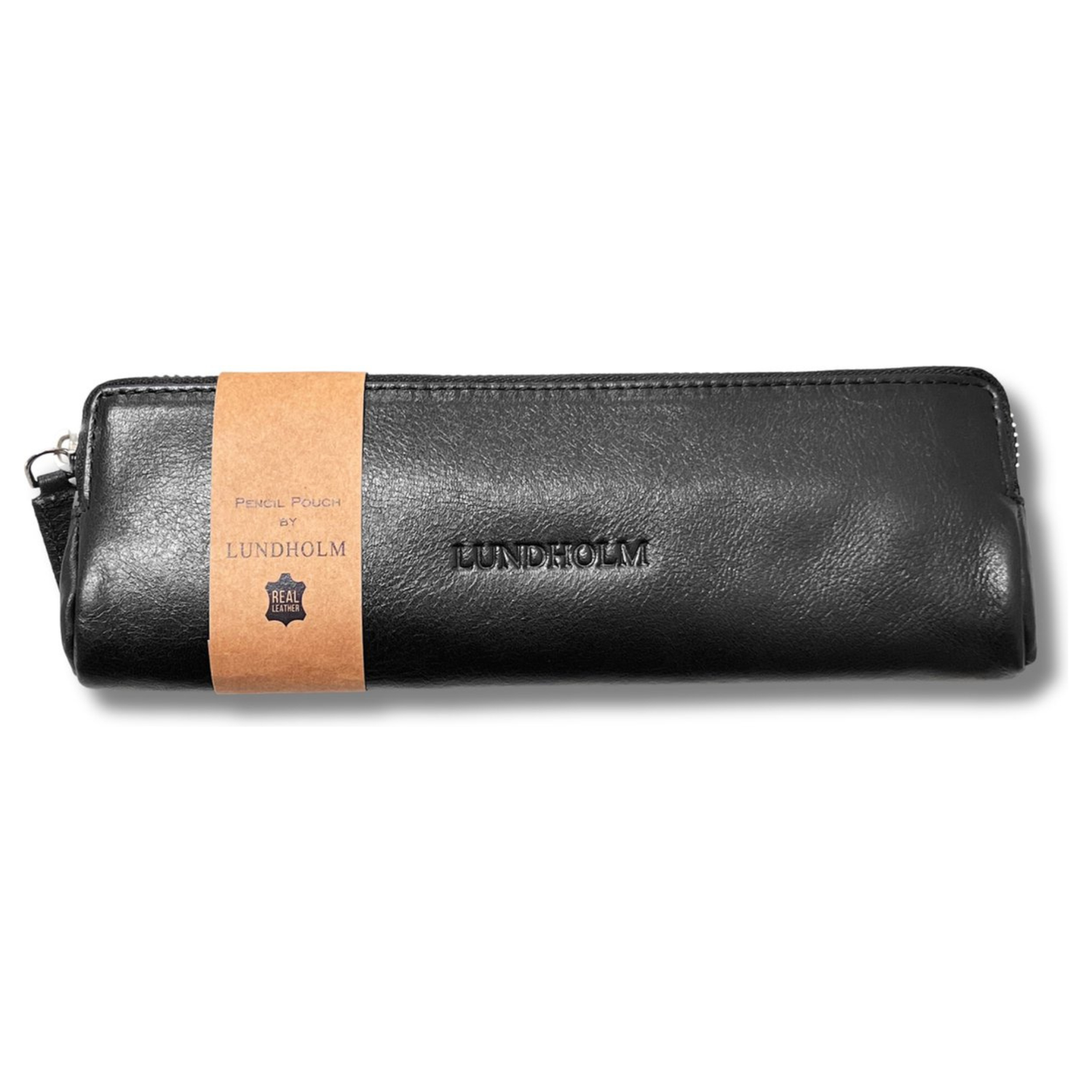 Lundholm leren etui pennenetui leer zwart - pennenzak volwassenen deluxe - cadeau voor vrouw - vrouwen cadeautjes | Scandinavisch design - Lundholm Arvika serie etuis