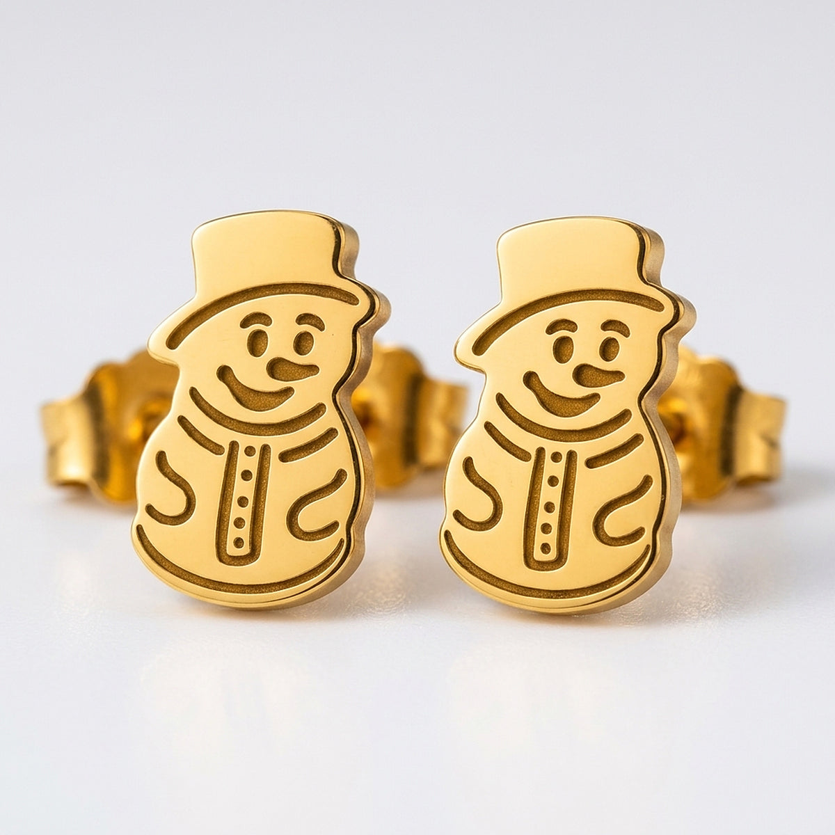 Schneemann-Ohrstecker
